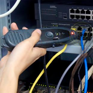 DNETKITT-001-0 - KIT TESTADOR E VERIFICADOR DE CABOS DE REDE RJ45 E RJ11 POE C/ PROBE - DN-TEST-KIT - D-NET