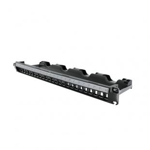 FEDWPPDW-001-0 - PATCH PANEL DESCARREGADO 24 PORTAS 19 POL/1U (BLINDADO) - DATAWAVE READY - 35050000 - LIGHTERA