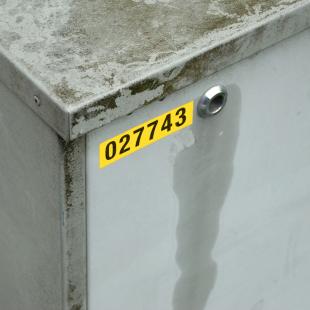 BYSIETM2-006-0 - ETIQUETA P/ M210/M211 B595 VINYL PERMANENTE 0.25 POL X 21 PES PT NO AM - M21-250-595-YL - BRADY