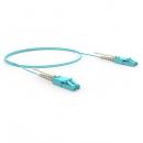 FETLCDO4-005-0 - CORDAO DUPLEX CONECTORIZADO OM4 LC-UPC/LC-UPC 1.5m - LSZH - ACQUA (A - B) - 35200919 - LIGHTERA