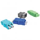 FETLAOAC-016-0 - ADAPTADOR OPTICO ACOPLADOR SC-APC  AQUA (KIT COM 2 UN) - 35260563 - LIGHTERA
