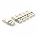 FESPAO1F-001-0 - KIT DE ADAPTADORES OPTICOS SOHOPLUS 01F MM SC-PC SIMPLEX-BEGE(KIT 06 PCS) - 33090024 - LIGHTERA