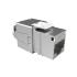 FEGLRJ06-021-6 - CONECTOR RJ-45 GIGALAN CAT.6  PRATA T568A/T568 FEMEA BLINDADO - 35060600. - LIGHTERA