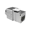FEGLRJ06-021-6 - CONECTOR RJ-45 GIGALAN CAT.6  PRATA T568A/T568 FEMEA BLINDADO - 35060600. - LIGHTERA