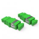 FETLAOAC-005-0 - ADAPTADOR OPTICO ACOPLADOR SC-APC  VERDE (KIT COM 2 UN) - 35260323 - LIGHTERA