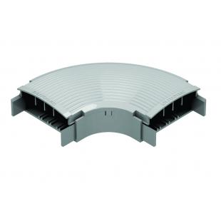 DTSTCVH9-001-0 - CURVA HORIZONTAL 90 PRF 25MM AL BRANCO - DT-35140.00 - DUTOTEC