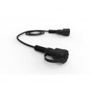 FEINPC06-018-0 - PATCH CORD GIGALAN CAT.6 F/UTP (BLINDADO - HIBRIDO RJ45/RJ45 IP67) 2,5M PRETO (TPU HFFR) LSZH - 35129042 - LIGHTERA