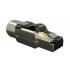 FEINRJ6A-002-6 - CONECTOR RJ-45 GIGALAN CAT.6A  - PRATA T568A/T568 MACHO BLINDADO - 35125030 - LIGHTERA