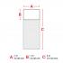 75120287 - ETIQUETA BMP51/53 M510 EM B427 AUTOLAMINVEL BRANCO DE 25,4 X 101,6 X 25,4mm - M-53-427 - BRADY