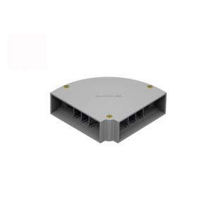 DTSTCVH9-002-0 - CURVA HORIZONTAL 90 PRF 25MM AL BEGE - DT-35120.00 - DUTOTEC