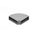 DTSTCVH9-002-0 - CURVA HORIZONTAL 90 PRF 25MM AL BEGE - DT-35120.00 - DUTOTEC