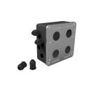 FEINCAIN-001-0 - CAIXA APARENTE INDUSTRIAL 4X4 IP67 1P PRETO - 35050304 - LIGHTERA