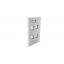 FEFAEPPL-004-0 - ESPELHO PLANO 4P - GLOSSY - BRANCO (4X2) - 35050018 - LIGHTERA