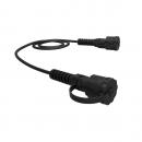 FEINPC06-023-0 - PATCH CORD GIGALAN CAT.6 F/UTP (BLINDADO - RJ45 IP67/RJ45 IP67) 5,0M PRETO (TPU HFFR) LSZH - 35129040 - LIGHTERA