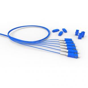 FETLPIEO-027-0 - PIGTAIL (EXTENSAO OPTICA CONEC.) SM 2F LC-APC COM ADAPTADOR 1,5M  LSZH BRANCO D0.9 - 35260976 - LIGHTERA