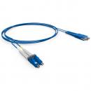 FETLCDA2-022-0 - CORDAO OPT. CON. MONOMODO (9/125) G657A2 2F DUPLEX LC-UPC/LC-UPC 5,0M LSZH AZUL (A-B) - 33004514 - LIGHTERA