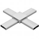 DTSTCDTX-006-0 - CAIXA DE DERIVACAO TIPO X 1X1 PRF 45 BRANCO - DT-53240.00AL/ABS - DUTOTEC