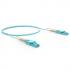 FETLCDO3-007-0 - CORDAO OPT. CON. MULTIMODO OM3 (50/125) 2F DUPLEX LC-UPC/LC-UPC 3,0M LSZH ACQUA (A-B) - 33002170 - LIGHTERA