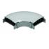 DTSTCVH9-011-0 - CURVA HORIZONTAL 90 PRF 25MM AL R60 PLANA L BRANCO - DT-38641.60 - DUTOTEC