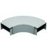 DTSTCVH9-010-0 - CURVA HORIZONTAL 90 PRF 45MM AL R30 PLANA R BRANCO - DT-38842.30 - DUTOTEC