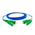FETLCDA2-038-0 - CORDAO OPT. CON. MONOMODO (9/125) G657A2 2F DUPLEX SC-APC/SC-APC 2,5M LSZH AZUL - 33004449 - LIGHTERA