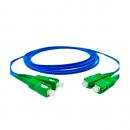 FETLCDA2-038-0 - CORDAO OPT. CON. MONOMODO (9/125) G657A2 2F DUPLEX SC-APC/SC-APC 2,5M LSZH AZUL - 33004449 - LIGHTERA