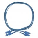 FETLCDA2-045-0 - CORDAO DUPLEX CONECTORIZADO SM BLI G-657A2 SC-UPC/SC-UPC 5.0M - LSZH - AZUL - 33004444 - LIGHTERA
