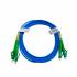 FETLCDA2-011-0 - CORDAO DUPLEX CONECTORIZADO SM BLI G-657A2 LC-APC/LC-APC 2.5M - LSZH - AZUL - 33004463 - LIGHTERA