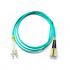 FETLCDO3-016-0 - CORDAO OPT. CON. MULTIMODO OM3 (50/125) 2F DUPLEX SC-UPC/LC-UPC 2,5M LSZH ACQUA - 33001304 - LIGHTERA