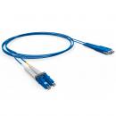 FETLCDA2-013-0 - CORDAO OPT. CON. MONOMODO (9/125) G657A2 2F DUPLEX SC-APC/LC-APC 2,5M LSZH AZUL - 33004497 - LIGHTERA