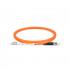 FETLCDO1-032-0 - CORDAO OPT. CON. MULTIMODO OM1 (62,5/125) 2F DUPLEX ST-UPC/LC-UPC 5,0M LSZH LARANJA - 33004518 - LIGHTERA