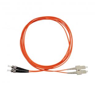 FETLCDO1-026-0 - CORDAO DUPLEX CONECTORIZADO 62.5 SC-UPC/ST-UPC 5.0M - LSZH - LARANJA - 33004522 - LIGHTERA
