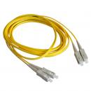 FETLCDO2-005-0 - CORDAO OPT. CON. MULTIMODO OM2 (50/125) 2F DUPLEX SC-UPC/SC-UPC 20,0M LSZH AMARELO - 33004499 - LIGHTERA