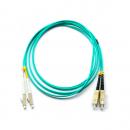 FETLCDO3-015-0 - CORDAO DUPLEX CONECTORIZADO OM3 LC-UPC/SC-UPC 1.5m - LSZH - ACQUA - 33001303 - LIGHTERA