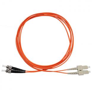 FETLCDO1-028-0 - CORDAO DUPLEX CONECTORIZADO 62.5 SC-UPC/ST-UPC 15.0M - LSZH - LARANJA - 33004524 - LIGHTERA