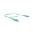 FETLCDO3-005-0 - CORDAO OPT. CON. MULTIMODO OM3 (50/125) 2F DUPLEX LC-UPC/LC-UPC 1,5M LSZH ACQUA (A-B) - 33001296 - LIGHTERA