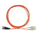 FETLCDO1-029-0 - CORDAO DUPLEX CONECTORIZADO 62.5 SC-UPC/ST-UPC 20.0M - LSZH - LARANJA - 33004525 - LIGHTERA