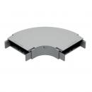 DTSTCVH9-006-0 - CURVA HORIZONTAL 90 PRF 25MM AL R30 PLANA L BRANCO - DT-38640.30 - DUTOTEC