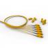 FETLPIEO-018-0 - EXTENSAO MONOFIBRA CONECTORIZADA MM (50.0) LC-UPC 1.5m COM ADAPTADOR - LSZH - AMARELO - D0.9 (2 PCS) - 35260917 - LIGHTERA