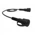 FEINPC06-017-0 - PATCH CORD GIGALAN CAT.6 F/UTP (BLINDADO - HIBRIDO RJ45/RJ45 IP67) 1,5M PRETO (TPU HFFR) LSZH - 35129041 - LIGHTERA