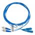 FETLPIEO-012-0 - PIGTAIL (EXTENSAO OPTICA CONEC.) SM 2F ST-UPC COM ADAPTADOR 1,5M LSZH AZUL D2.0 - 35260972 - LIGHTERA