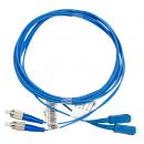 FETLPIEO-012-0 - PIGTAIL (EXTENSAO OPTICA CONEC.) SM 2F ST-UPC COM ADAPTADOR 1,5M LSZH AZUL D2.0 - 35260972 - LIGHTERA
