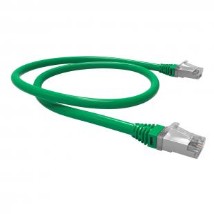 FEGGPC6A-007-0 - PATCH CORD GIGALAN GREEN CAT.6A F/UTP (BLINDADO) 1,0M VERDE LSZH - 35085401 - LIGHTERA