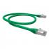FEGGPC6A-003-0 - PATCH CORD F/UTP GIGALAN AUGMENTED GREEN CAT.6A - LSZH - T568A/B - 0,5M - VERDE (BLINDADO) - 35085400 - LIGHTERA