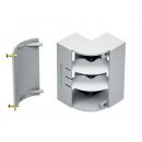 DTSTCVV9-002-0 - CURVA VERTICAL 90 PRF 45MM AL BRANCO - DT-37440.00 - DUTOTEC