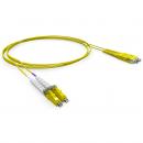 FETLCDO2-009-0 - CORDAO DUPLEX CONECTORIZADO 50.0 LC-UPC/LC-UPC 5.0M - LSZH - AMARELO (A - B) - 33002459 - LIGHTERA