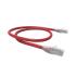 FEGGPC6A-021-0 - PATCH CORD GIGALAN GREEN CAT.6A F/UTP (BLINDADO) 2,5M VERMELHO LSZH - 35085464 - LIGHTERA