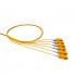 FETLECO2-004-0 - EXTENSAO OPT. CON. MULTIMODO OM2 (50/125) 2F DUPLEX LC-UPC 1,5M LSZH AMARELO D2.0 - 33004605 - LIGHTERA