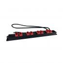 DNENRE1U-005-0 - REGUA (CALHA) 19X1U 110/220V 8 TOMADAS (NBR 14136 20A) C/ PLUG NBR 14316 20A(2M) - DN-5640100090 - D-NET