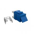 FEMLRJ06-001-5 - CONECTOR RJ-45 MULTILAN CAT.6  90/180G AZUL T568A/T568 FEMEA - 35030607 - LIGHTERA